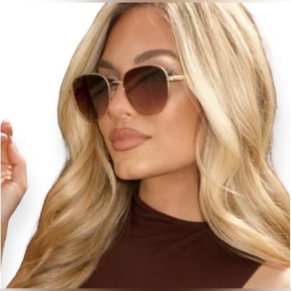 QUAY Australia - BIG TIME SUNGLASSES -ROSE/PNK - Picture 2 of 10